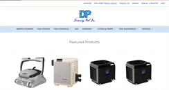 Desktop Screenshot of dppoolsonline.com